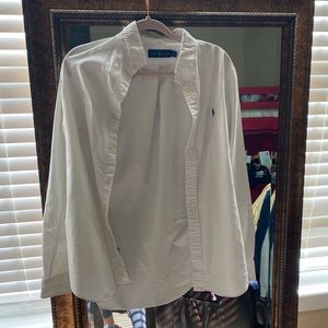 White Polo Button Up